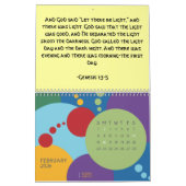 聖なる書物、経典の年 カレンダー (2月 2026)