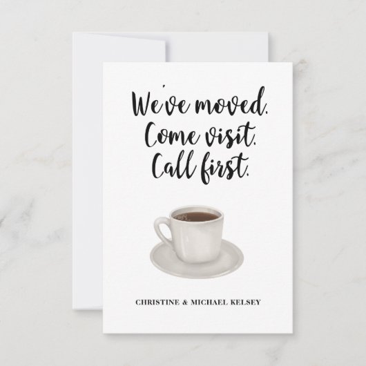 聖なる書物、 経典の新しい自宅住所の移動告知 案内状 (正面)