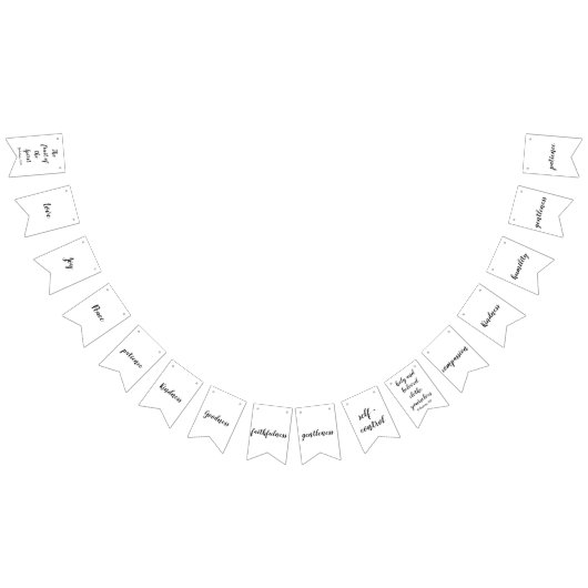 聖なる書物、経典の旗、神聖な精神愛のフルーツ バンティングフラッグ (全)