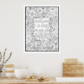 聖なる書物、 経典の色かわいらし目 ポスター (キッチン)