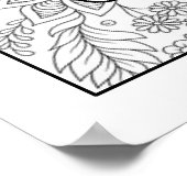 聖なる書物、 経典の色かわいらし目 ポスター (角)