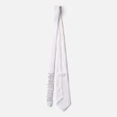 聖なる書物、経典の衣服のタイ、ジョンの白14:26 - 27 ネクタイ (裏面)