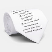 聖なる書物、経典の衣服のタイ、白印の12:29 - 31 ネクタイ (ロール)