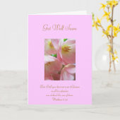 聖なる書物、経典の詩の井戸をすぐに得て下さい カード (黄色い花)