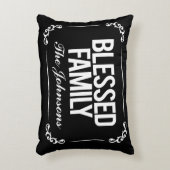 聖なる書物、経典の賛美された家族の枕 アクセントクッション (正面(垂直))