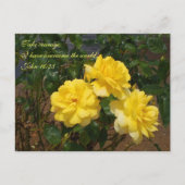 聖なる書物、 経典はがき私は世界を乗り越えた ポストカード (正面)