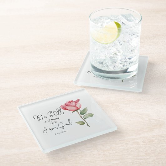 聖なる書物、 経典はまだ私が神の花であることを知っている ガラスコースター (アングル)