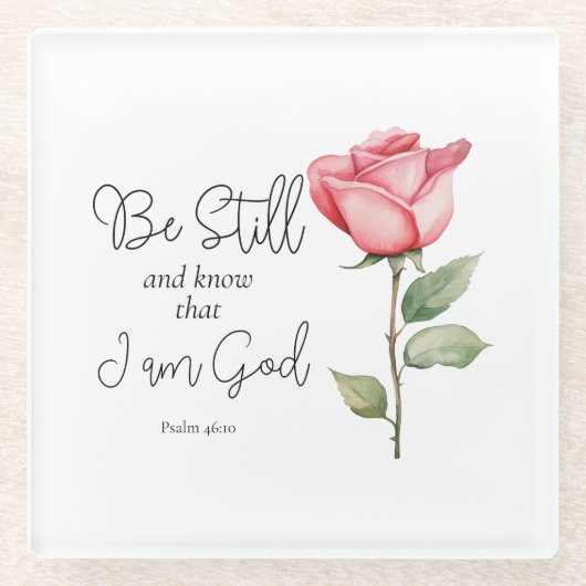 聖なる書物、 経典はまだ私が神の花であることを知っている ガラスコースター (正面)