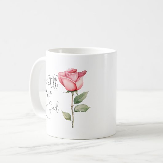 聖なる書物、 経典はまだ私が神の花であることを知っている コーヒーマグカップ (正面左)