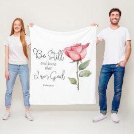 聖なる書物、 経典はまだ私が神の花であることを知っている フリースブランケット