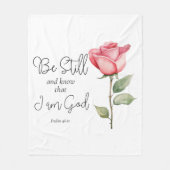 聖なる書物、 経典はまだ私が神の花であることを知っている フリースブランケット (正面)