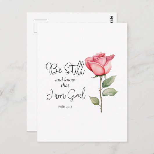 聖なる書物、 経典はまだ私が神の花であることを知っている ポストカード (正面/裏面)