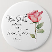 聖なる書物、 経典はまだ私が神の花であることを知っている 缶バッジ (正面)