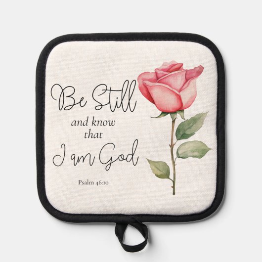 聖なる書物、 経典はまだ私が神の花であることを知っている 鍋敷き (正面)