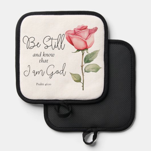 聖なる書物、 経典はまだ私が神の花であることを知っている 鍋敷き (正面/裏面)