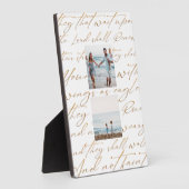 聖なる書物、 経典は主の上で待つ2つの写真 フォトプラーク (側面)