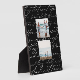 聖なる書物、 経典は主の上で待つ2つの写真 フォトプラーク