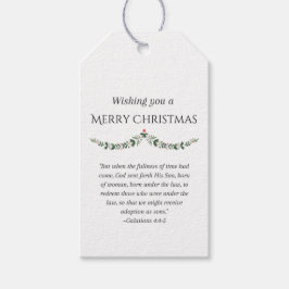 聖なる書物、 経典をテーマにしたクリスマスギフトタグ ギフトタグ