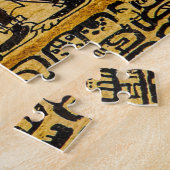 聖なる書物、 経典アステカメキシコ。 ジグソーパズル (側面)