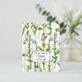 聖なる書物、 経典ウォークバイ信仰2コリント祈りの言葉カード ポストカード (スタンド正面)