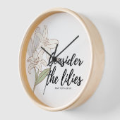 聖なる書物、 経典ウォールクロックユリを考慮 壁時計 (傾斜)