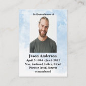 聖なる書物、 経典エンジェルインクラウドメモリアル 名刺 (裏面)