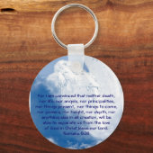 聖なる書物、 経典エンジェル感動的イン雲，ローマ キーホルダー (正面)