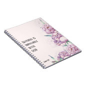 聖なる書物、 経典カスタムルカ1:37 -祈りの言葉ジャーナル ノートブック (右側)