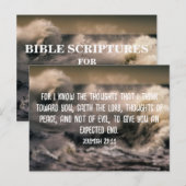 聖なる書物、 経典カードの不確実性3 案内ポストカード (正面/裏面)