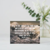 聖なる書物、 経典カードの不確実性4 案内ポストカード (スタンド正面)