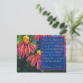 聖なる書物、 経典カードガラテヤ6:4-5 ポストカード (スタンド正面)