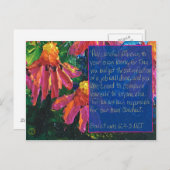 聖なる書物、 経典カードガラテヤ6:4-5 ポストカード (正面/裏面)