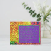 聖なる書物、 経典カード2コリント6:1-2 ポストカード (スタンド正面)