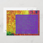 聖なる書物、 経典カード2コリント6:1-2 ポストカード (正面/裏面)