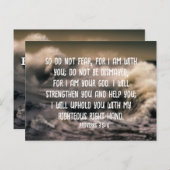 聖なる書物、 経典カード（不確実性1） 案内ポストカード (正面/裏面)