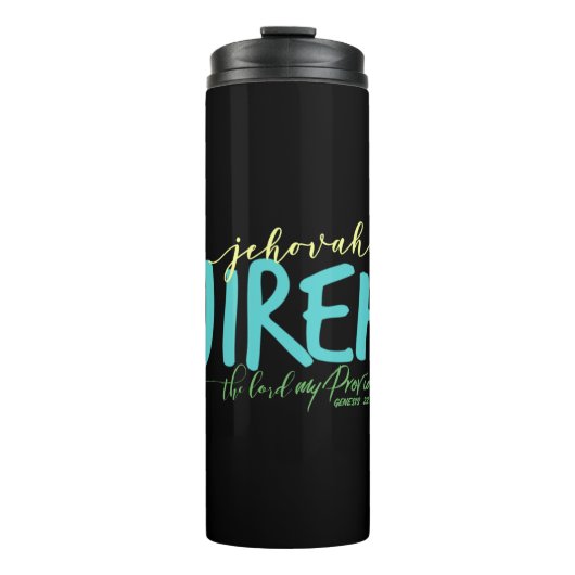 聖なる書物、 経典ギフト、エホヴァジレ感動的 タンブラー (正面)