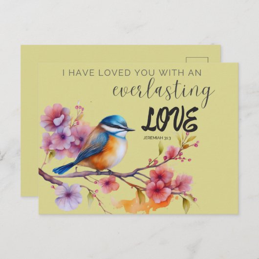 聖なる書物、 経典グリーティングポストカード永遠の愛 ポストカード (正面/裏面)