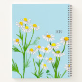 聖なる書物、 経典ジャーナルバイブル勉強カモミール花 ノートブック (裏面)