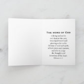 聖なる書物、 経典ストライプデザイン カード (内部)