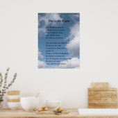 聖なる書物、 経典テンプレート – 主の祈りの言葉 ポスター (キッチン)