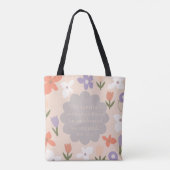 聖なる書物、 経典トートバッグ詩篇126:3 KJV トートバッグ (裏面)