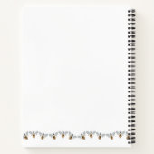 聖なる書物、 経典ノート水彩ビー。詩編28:7 ノートブック (裏面)