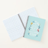 聖なる書物、 経典ノート、手書きデザイン。ミカ6:8 ノートブック (内部)