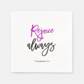 聖なる書物、 経典バイブル聖句レジョイス常 スタンダードカクテルナプキン (正面)