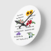 聖なる書物、 経典バースラウンドアクリル壁時計 ラウンド壁時計 (傾斜)