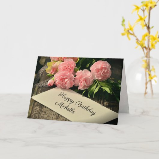 聖なる書物、 経典パーソナライズされた誕生日恵み、 カード (黄色い花)