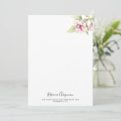 聖なる書物、 経典ピンクウォーターカラーマグノリアス注カード (スタンド正面)