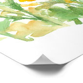 聖なる書物、 経典ペテロ3:18 Bible Verse California Poppy ポスター (角)