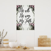 聖なる書物、 経典ポスターエレミヤ29:11 ポスター (キッチン)