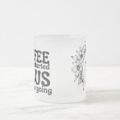 聖なる書物、 経典マグッパーソナライズされたグ フロストグラスマグカップ (中央)